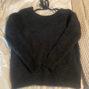 Forever 21 Forrest Green Fuzzy Eyelash Sweater size M